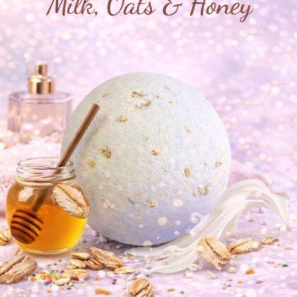 Milk, Oats and Honey Bath Bom Large